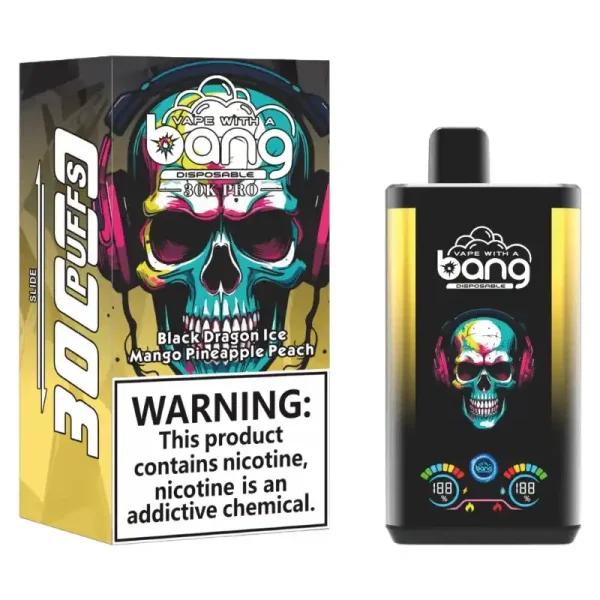 Bang 30K (30000) Puffs PRO Dual Flavor Screen Display 36ml E-liquid 0% 2% 3% 5% Nicotine Disposable Vape 2 Bang 30K(30000) Puffs PRO Dual Flavor Screen Display 36ml E-liquid 0% 2% 3% 5% Nicotine Disposable Vape