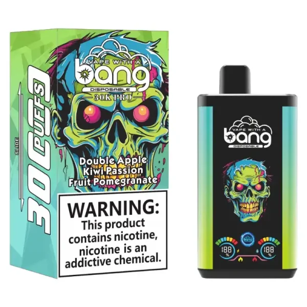 Bang 30K (30000) Puffs PRO Dual Flavor Screen Display 36ml E-liquid 0% 2% 3% 5% Nicotine Disposable Vape 5 Bang 30K(30000) Puffs PRO Dual Flavor Screen Display 36ml E-liquid 0% 2% 3% 5% Nicotine Disposable Vape