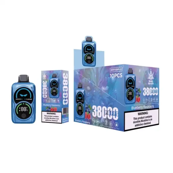 Bang Beach 38K (38000) Puffs Fingerprint LED Display 0% 2% 3% 5% Nicotine 38 Ml E-liquid Disposable Vape 14 Bang Beach 38K(38000) Puffs Fingerprint LED Display 0% 2% 3% 5% Nicotine 38 ml E-liquid Disposable Vape