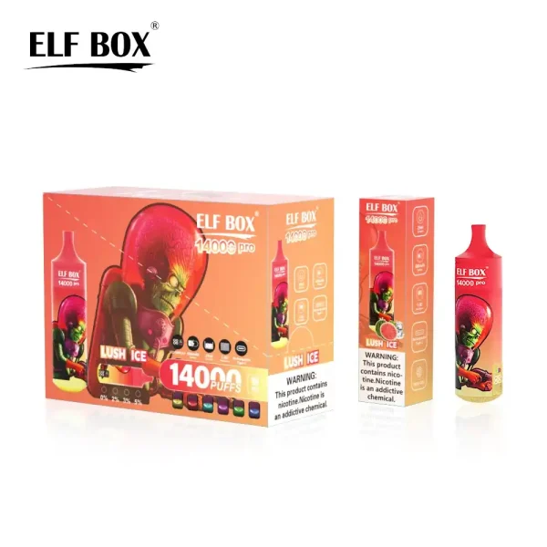 ELF Box Rgb 14K (14000) Puffs PRO 25ml E-liquid Type-C Rechargeable 0% 2% 3% 5% Nicotine Disposable Vape Pen 1 ELF Box Rgb 14K (14000) Puffs PRO 25ml E-liquid Type-C Rechargeable 0% 2% 3% 5% Nicotine Disposable Vape Pen vape-site.com