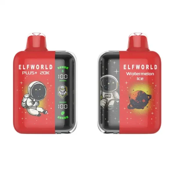 Elfworld PLUS 25K 20000 Puffs 0% 2% 3% And 5% Nicotine LCD Screen Display 22ml E-liquid Capacity Display Disposable Vape 15 Elfworld PLUS 20000 Puffs nicotine strengths: 0%, 2%, 3%, and 5% LCD Screen Display 22ml e-liquid capacity Display Disposable Vape