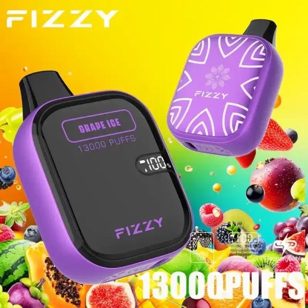 Fizzy Boom 13K (13000) Puffs 21ML E-liquid Mesh Coil LCD Screen 650mAh Rechargeable Battery 2 5% Nicotine Disposable Vape 6 Fizzy Boom 13K (13000) Puffs 21ML E-liquid Mesh Coil LCD Screen 650mAh Rechargeable Battery 2 5% Nicotine Disposable Vape