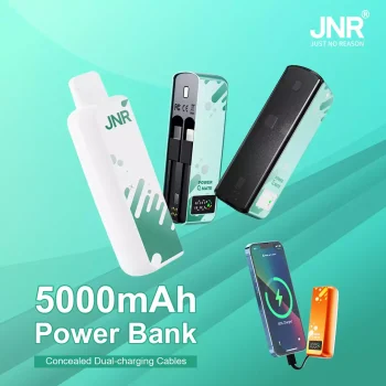 Home 36 JNR Power Mate 30K (30000) Puffs 30ML E-liquid Smart LCD Screen 2% 5% Nicotine 5000mAh Power Bank Battery Disposable Vape