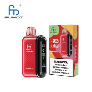 Home 34 RandM Fumot Tornado 20K (20000) Puffs LCD Screen 28ML E-liquid Metal Painting Craft Disposable Vape