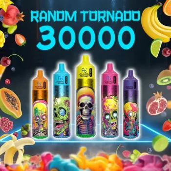 Home 33 RandM Fumot Tornado 30K (300000) Puffs Music Lighting 2% 5% Nicotine Type-C Charging 30mL of E-liquid Disposable Vape