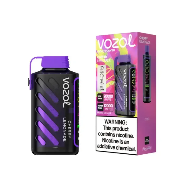 Vozol Gear Power 20K (20000) Puffs Full Screen Display 20mL E-liquid 2% 5% Nicotine USB Type-C Charging Disposable Vape 4 Vozol Gear Power 20K (20000) Puffs Full Screen Display 20mL E-liquid 2% 5% Nicotine USB Type-C Charging Disposable Vape