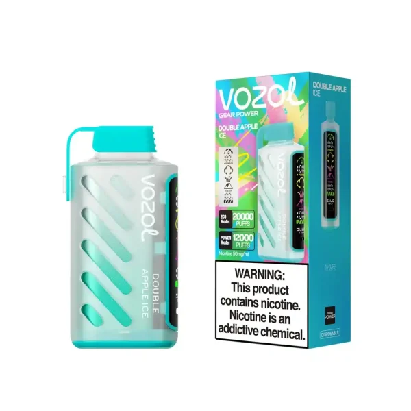 Vozol Gear Power 20K (20000) Puffs Full Screen Display 20mL E-liquid 2% 5% Nicotine USB Type-C Charging Disposable Vape 5 Vozol Gear Power 20K (20000) Puffs Full Screen Display 20mL E-liquid 2% 5% Nicotine USB Type-C Charging Disposable Vape