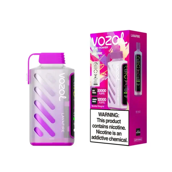 Vozol Gear Power 20K (20000) Puffs Full Screen Display 20mL E-liquid 2% 5% Nicotine USB Type-C Charging Disposable Vape 8 Vozol Gear Power 20K (20000) Puffs Full Screen Display 20mL E-liquid 2% 5% Nicotine USB Type-C Charging Disposable Vape