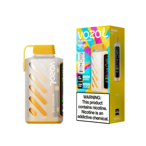 Vozol Gear Power 20K (20000) Puffs Full Screen Display 20mL E-liquid 2% 5% Nicotine USB Type-C Charging Disposable Vape 11 Vozol Gear Power 20K (20000) Puffs Full Screen Display 20mL E-liquid 2% 5% Nicotine USB Type-C Charging Disposable Vape