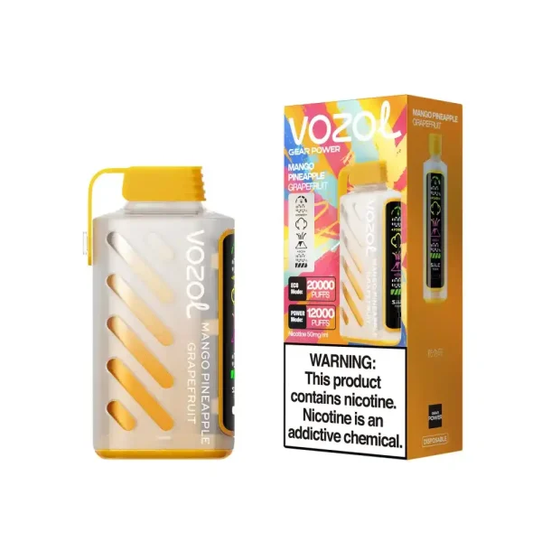 Vozol Gear Power 20K (20000) Puffs Full Screen Display 20mL E-liquid 2% 5% Nicotine USB Type-C Charging Disposable Vape 12 Vozol Gear Power 20K (20000) Puffs Full Screen Display 20mL E-liquid 2% 5% Nicotine USB Type-C Charging Disposable Vape