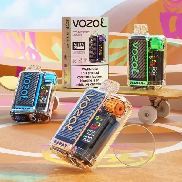 Vozol Vista 20K (20000) Puffs LCD Screen 24mL E-liquid 0% 2% 5% Nicotine USB Type-C Charging Disposable Vape 1 Vozol Vista 20K (20000) Puffs LCD Screen 24mL E-liquid 0% 2% 5% Nicotine USB Type-C Charging Disposable Vape