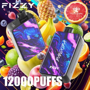Fizzy Pandora 12K(12000) Puffs 20ML E-Liquid Mesh Coil 650mAh battery Disposable Vape