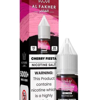 Cherry Fiesta 20MG Strengths 10ML 5000+ Nic Salt E-LIQUIDS by Al Fakher